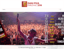 Tablet Screenshot of dani-piva-karlovac.com